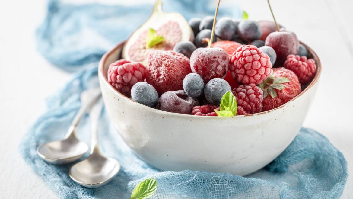Beneficios de la fruta congelada